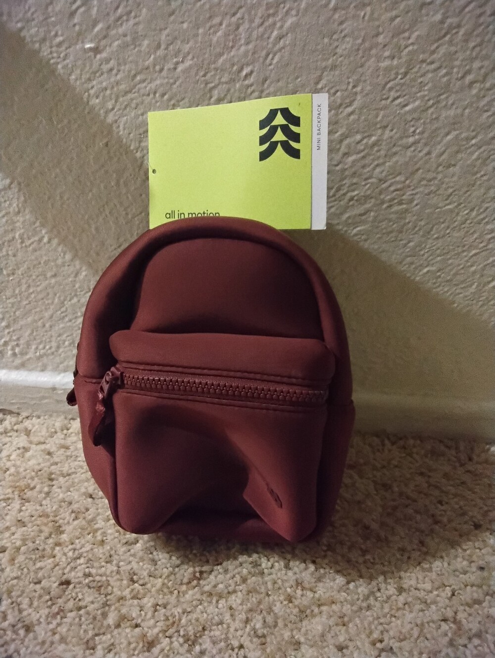 Neoprene Mini Backpack - Maroon - NEW!